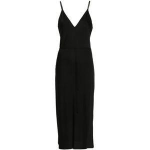 Calvin Klein, Zwarte jurk voor vrouwen Zwart, Dames, Maat:M
