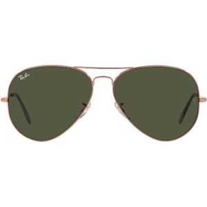 Ray-Ban, Aviator Large Metal Zonnebril Groen, Heren, Maat:55 MM