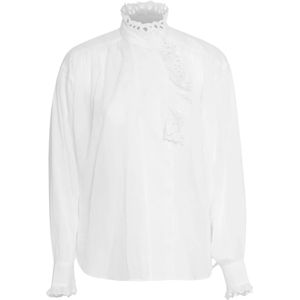 Isabel Marant Étoile, Blouses & Shirts, Dames, Wit, M, Polyester, Witte Kanio Blouse met Knoopsluiting