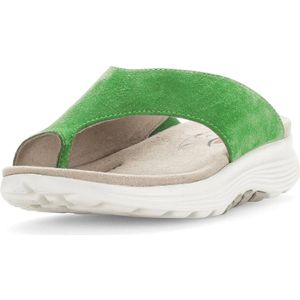 Gabor, Schoenen, Dames, Groen, 40 EU, Suède, Slippers