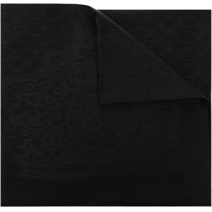 Moschino, Silkeagtigt tørklæde Zwart, unisex, Maat:ONE Size