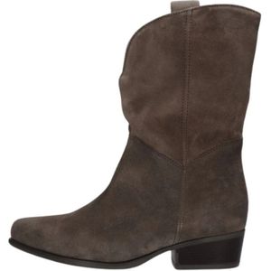 Gabor, Schoenen, Dames, Bruin, 43 EU, Suède, Bruine Western Stijl Laarzen