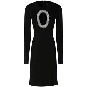 Givenchy, Kleedjes, Dames, Zwart, S, Zwarte jurken met stijl