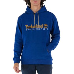 Timberland, Sweatshirts & Hoodies, Heren, Blauw, L, Katoen, Hoodies