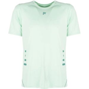 Fila, Tops, Heren, Groen, XL, Polyester, Klassiek Ronde Hals T-Shirt