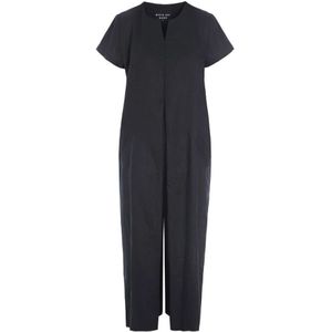 Bitte Kai Rand, Luchtige Linnen Jumpsuit Zwart, Dames, Maat:M