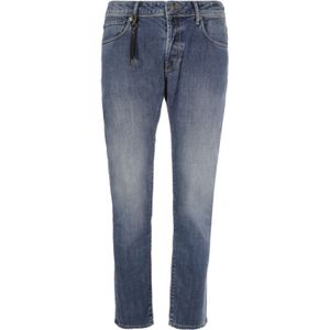 Incotex, Jeans, Heren, Blauw, W37, Katoen, Blauwe Division Slim Fit Jeans