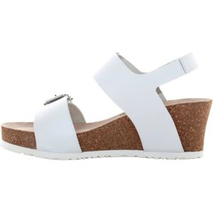 Mephisto, Schoenen, Dames, Wit, 40 EU, Leer, Witte Lissandra Sandalen