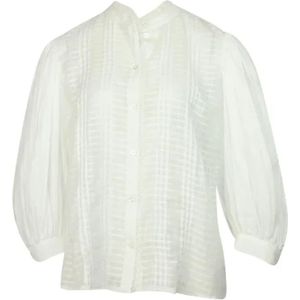 Chloé Pre-owned, Pre-owned, Dames, Wit, M, Katoen, Pre-owned Cotton tops
