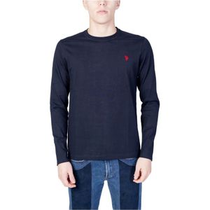 U.s. Polo Assn., Heren T-shirt met lange mouwen Blauw, Heren, Maat:L