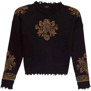 Etro, Truien Zwart, Dames, Maat:M