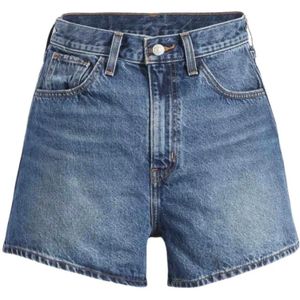 Levi's, Korte broeken, Dames, Blauw, W25, Denim, Vintage Mom Shorts