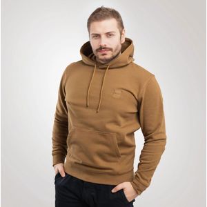 Hugo Boss, Sweatshirts & Hoodies, Heren, Beige, 2Xl, Katoen, Heren hoodie in beige