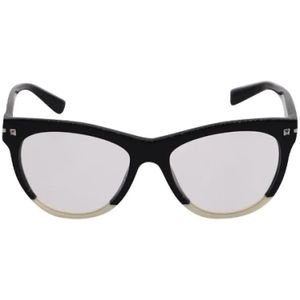 Valentino Vintage, Pre-owned Plastic sunglasses Zwart, unisex, Maat:ONE Size