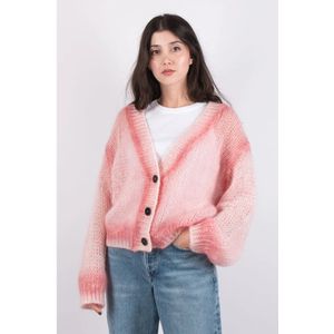 Roberto Collina, Truien, Dames, Roze, M, Cardigan