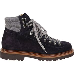 Brunello Cucinelli, Leren herenlaarzen Blauw, Dames, Maat:39 EU