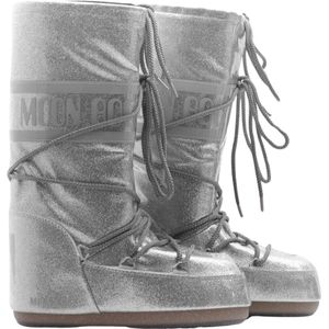 Moon Boot, Glitter Sneeuwlaarzen | Calf-lengte Icon Stijl Grijs, Dames, Maat:39 EU