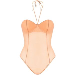 Oseree, Pure bodysuit Oranje, Dames, Maat:M