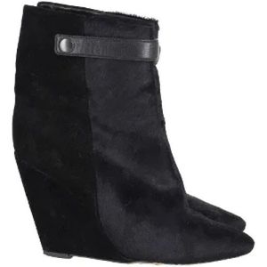 Isabel Marant Pre-owned, Pre-owned, Dames, Zwart, 40 EU, Wol, Pre-owned Wool boots