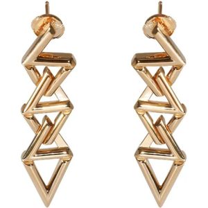 Louis Vuitton Vintage, Pre-owned, Dames, Roze, ONE Size, Pre-owned Rose Gold earrings