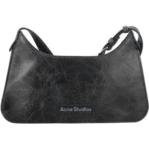 Acne Studios, Tassen, Dames, Zwart, ONE Size, Leer, Handbags