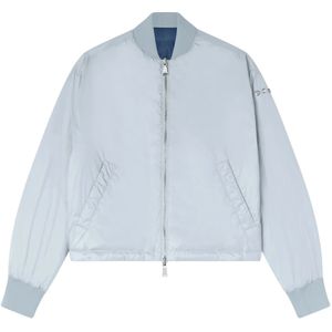 add, Omkeerbare donzen bomber Blauw, Dames, Maat:S