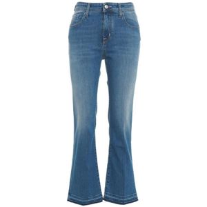 Jacob Cohën, Jeans, Dames, Blauw, W27, Denim, Blauwe Jeans voor Vrouwen