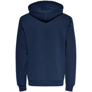 Only & Sons, Sweatshirts & Hoodies, Heren, Blauw, S, Katoen, Sweatshirts