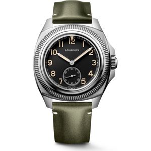 Longines, Accessoires, Dames, Zwart, ONE Size, Pilot Majetek Automatisch Horloge