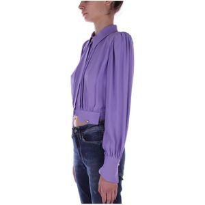 Elisabetta Franchi, Blouses & Shirts, Dames, Paars, S, Shirts