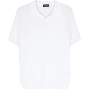 Roberto Collina, Tops, Heren, Wit, 2Xl, Katoen, Witte T-shirts en Polos Collectie