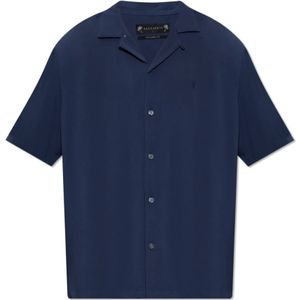 AllSaints, Overhemden, Heren, Blauw, M, Venice relaxed-fit shirt