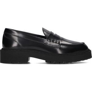 Hogan, Schoenen, Dames, Zwart, 40 EU, Leer, Dames Loafer Instappers