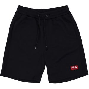 Fila, Korte broeken, Heren, Zwart, XL, Polyester, Zwarte Beauty Elastische Taille Shorts