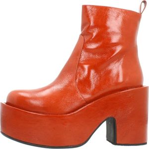Paloma Barceló, Heeled Boots Oranje, Dames, Maat:39 EU
