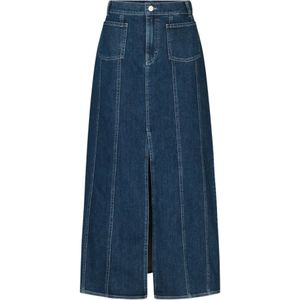 Baum und Pferdgarten, Rokken, Dames, Blauw, M, Denim, Denim Maxi Rok met Zakken