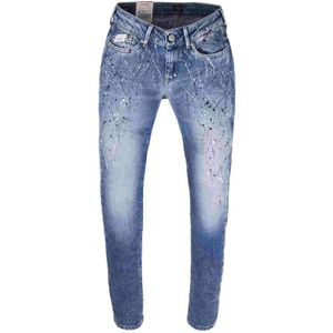 Pepe Jeans, Pixie Fick Skinny Pants Blauw, Dames, Maat:W25 L30