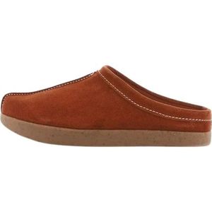 Yogi Footwear, Schoenen, Heren, Bruin, 40 EU, Suède, Floyd Mule - Suède Wijde Pasvorm