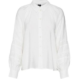 Vero Moda, Blouses & Shirts, Dames, Wit, M, Snow White LS Shirt | Freewear Wit