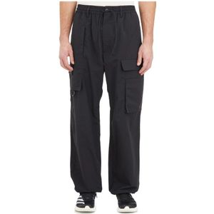 Y-3, Broeken, Heren, Zwart, S, Nylon, Nylon Cargo Broek