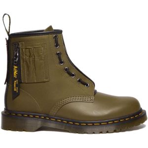 Dr. Martens, Schoenen, unisex, Groen, 38 EU, Leer, Alpha 1460 Ben DMS Olive Laarzen