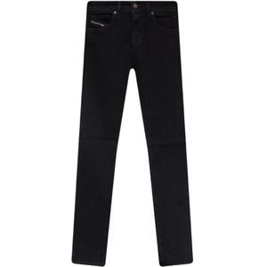 Diesel, Jeans, Dames, Zwart, W28 L32, Rechte spijkerbroek