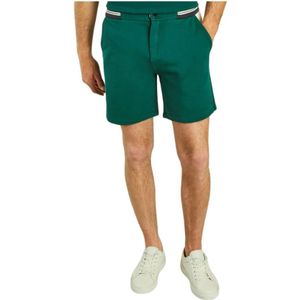 Ron Dorff, Korte broeken, Heren, Groen, XL, Katoen, Aansluitende shorts van biologisch katoen