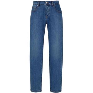 Manuel Ritz, Jeans, Heren, Blauw, 2Xl, Katoen, Straight Jeans