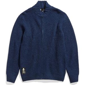 G-star, Sweatshirts & Hoodies, Heren, Blauw, XL, Heren Blauw Cardigan Set