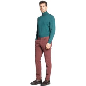 Mason's, Milano Style Extra Slim Chino Broek Roze, Heren, Maat:S