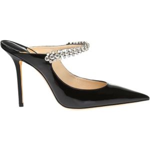 Jimmy Choo, Schoenen, Dames, Zwart, 38 EU, Leer, Stiletto pumps Bing