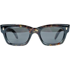 Cutler And Gross, Cat Eye Zonnebril Zwart, unisex, Maat:ONE Size