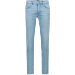 Hugo Boss, Jeans, Heren, Blauw, W34 L34, Katoen, Slimfit-jeans