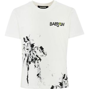 Barrow, Tops, Heren, Beige, XS, Katoen, T-Shirts